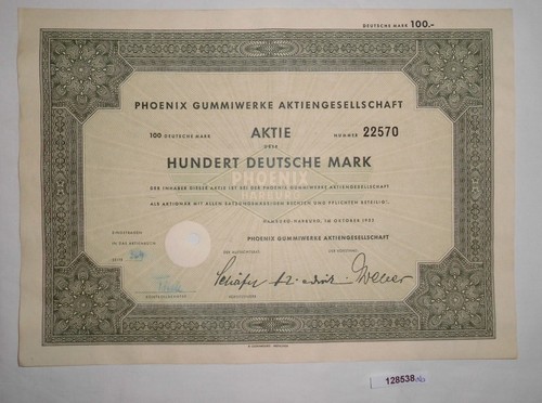 100 mark aktie phoenix - mark,