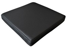 Schwarz Sitzkissen Lederkissen