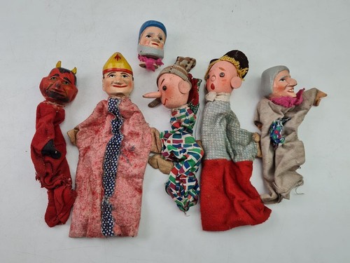 Konvolut antike handpuppen - konvolut,