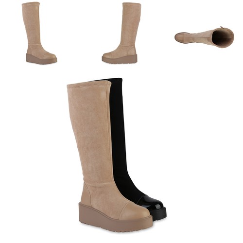 Van hill damen keilstiefel - hill,
