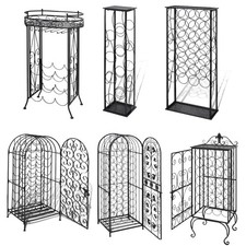 Weinregal Flaschenregal Flaschenständer Weinschrank Metall Weinflaschenregal DE