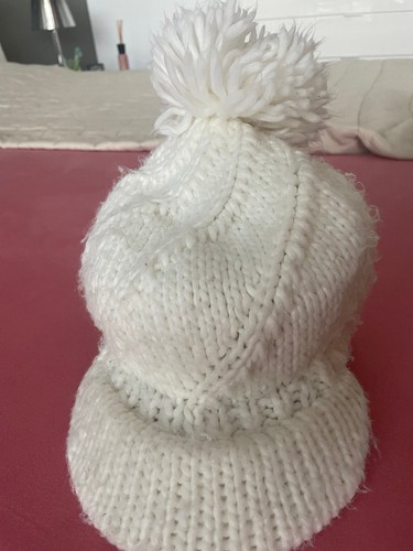 Mütze strickmütze mit schild - mütze,