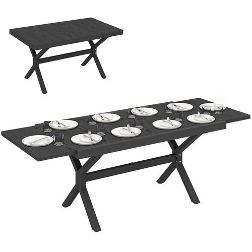 Ausziehbarer gartentisch - ausziehbarer,