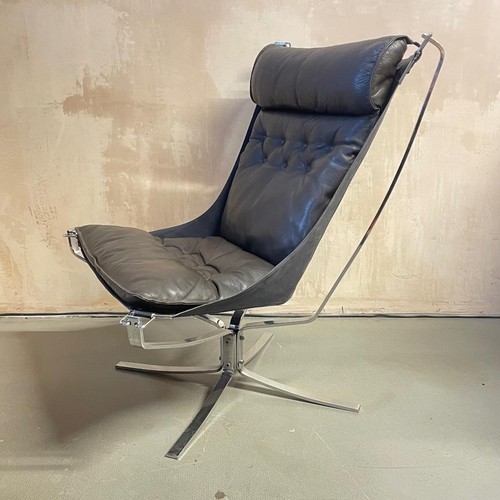 Dänischer chrom falke stuhl - falke,