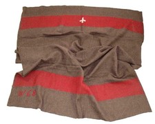 Schweizer Wolldecke 100% Wolle Armeedecke  Decke Pferdedecke Camping Autodecke