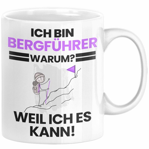 Bergführer geschenk tasse - bergführer,