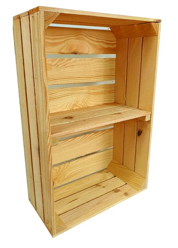 Neue holzkiste mit boden - holzkiste,