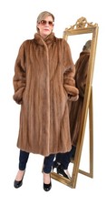 US5753 REAL MINK FUR COAT