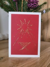 Weihnachtskarte Handarbeit