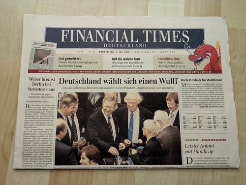 Zeitung financial times - zeitung,
