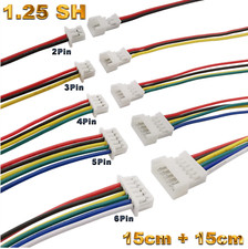 ✅ Micro JST SH 1.25mm 2P 3P 4Pin 5Pin 6Pin Kupplung Male Female Stecker Buchse ✅