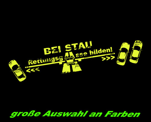Bei stau rettungsgasse - bei,