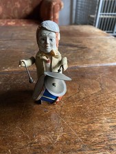 Schuco Tanzfigur Clown mit Trommel und Becken