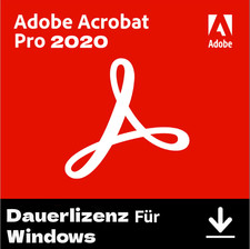 Adobe Acrobat Pro 2020 | Lebenslange Nutzung | 1 Gerät | Windows | Kein Abo