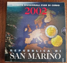 San Marino Kursmünzensatz 2002 Stempelglanz