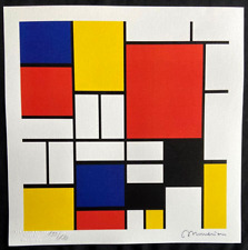 Piet Mondrian Lithographie COA