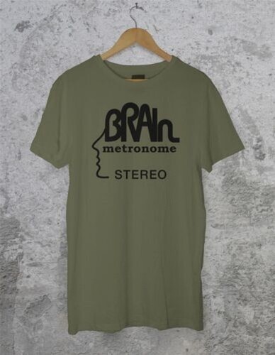Brain records shirt - records, t