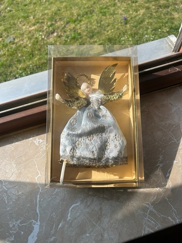 Vintage christbaumspitze engel - christbaumspitze,