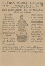 Rechnung Leipzig Müller Otto
