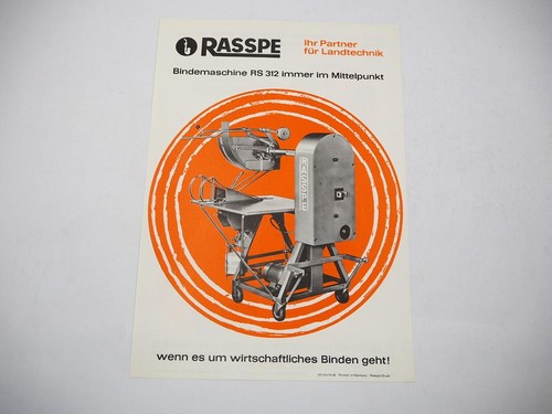 Original prospekt rasspe rs312 - prospekt,