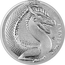 5 Mark Germania Beasts - Silver Fafnir 1 oz Silber BU 2020