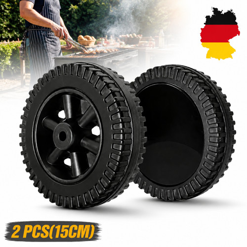 Stück grill räder - 2, 6-zoll