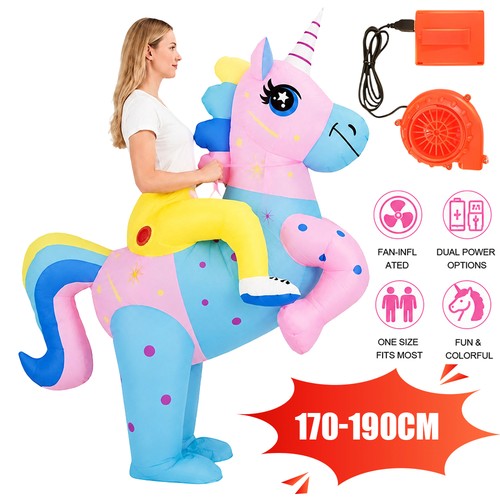 Aufblasbares einhorn kostüm - einhorn,