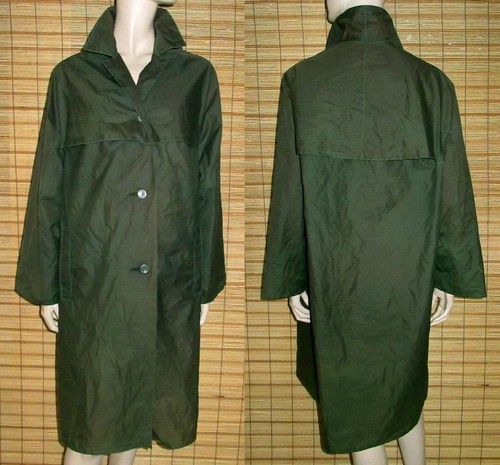 Grüner regenmantel raincoat - -,