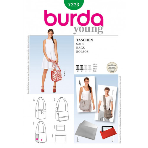 Burda style schultertasche - burda,