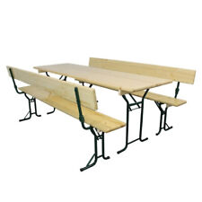 Bierzeltgarnitur mit lehne 220