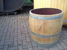 200L MINITEICH FASS REGENTONNE WEINFAß EICHENFAß HOLZFAß FAßTONNE TROG WASSERFAß