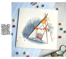 Elefant im Zelt Metall