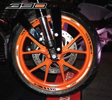Motorrad Radaufkleber