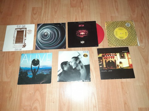 Pearl jam vinyl singles - x,