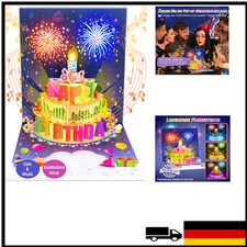 Geburtstagskarte Musik Pop Up