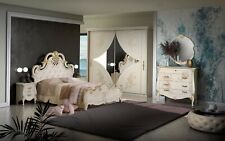 Butterfly - Komplettes Schlafzimmermöbel-Set im Barockstil Gold 3/5 oder 6-tlg