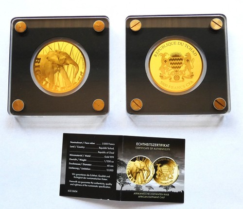 Tschad 5000 francs gold - 5000,