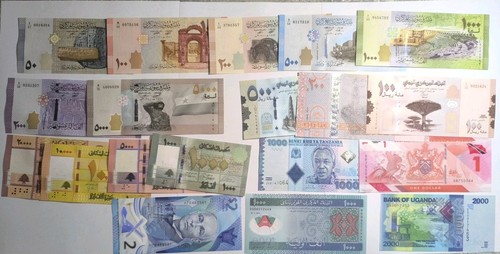 Banknotenset orient afrika - orient,,