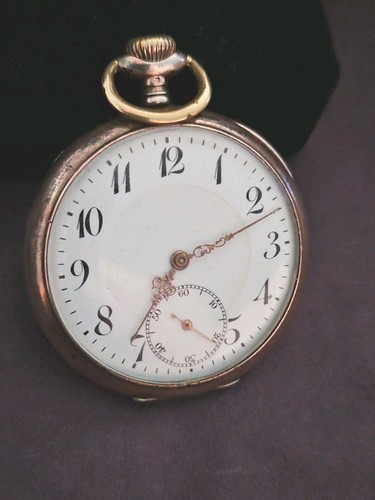 Antike silber taschenuhr - silber,