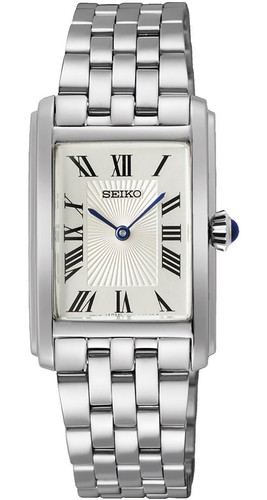 Seiko damenuhr rechteckig mit - seiko,