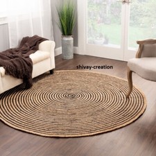 Teppich 100% Natur Jute Flecht