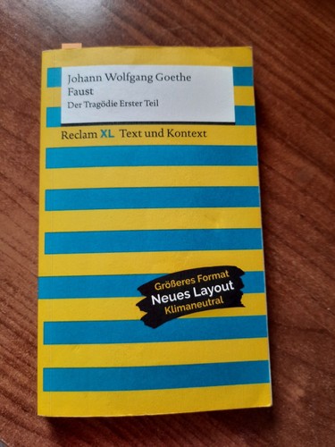 Wolfgang goethe faust - goethe-faust, teil