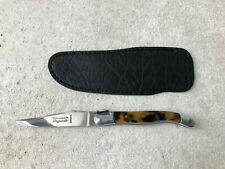 Laguiole Taschenmesser 9 cm Klinge Edelstahl poliert klassische Schildpattoptik