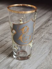 Antikes Glas  Monogrammglas