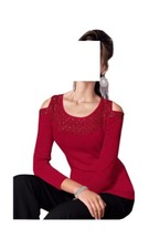 Restposten aus 10 MARKEN PULLOVER ROT GR. 46, GR. 48 0714555250