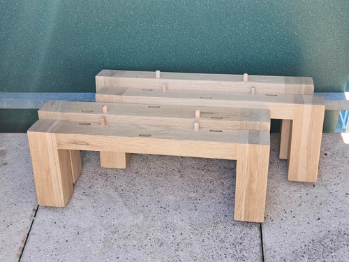 Möbelfüße eiche massivholz - eiche,