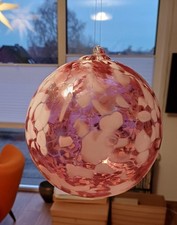 mundgeblasene Glaskugel  zum