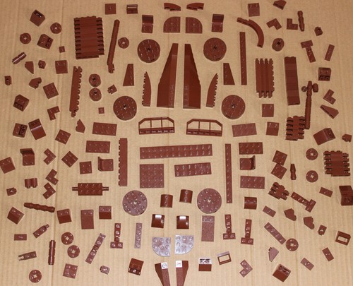 Lego bauteile rotbraun über - lego,