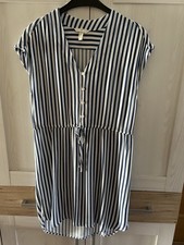 H&M Kleid Gr 38, weiß blau