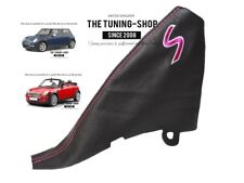 Für Mini Cooper S-One R50 R53 Handbremsmanschette Leder +Buntes Design